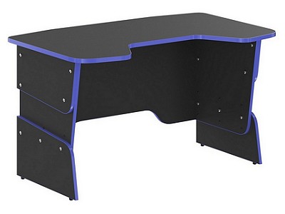 Компьютерный стол "SKILL" STG 1385 Антрацит/синий